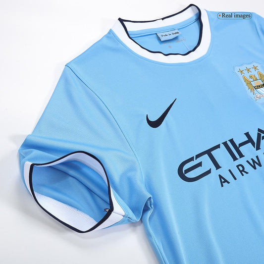 Manchester City Koszulka retro domowa 2013/14