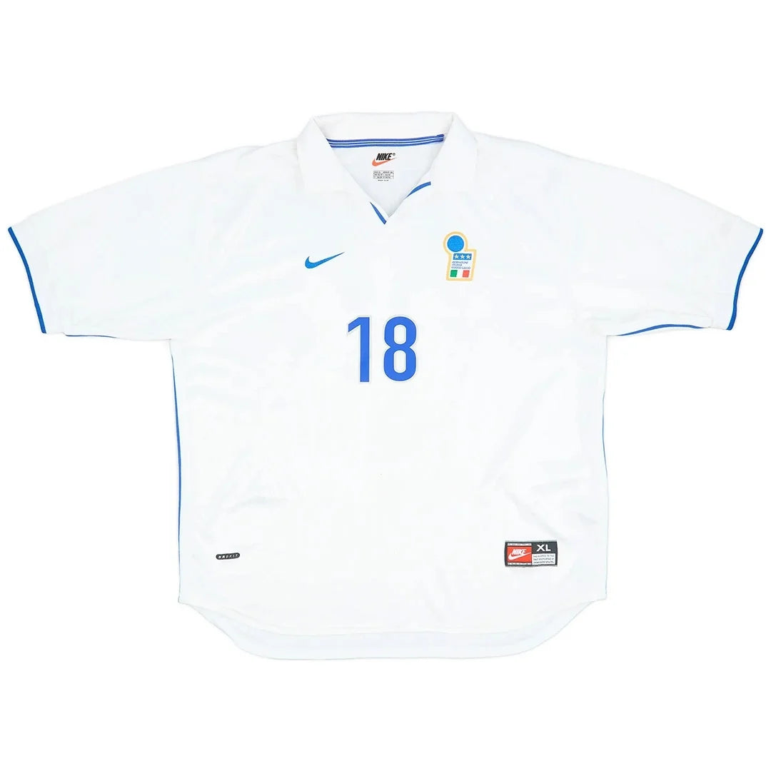 BAGGIO R #18 Włochy Koszulka retro wyjazdowa 1998
