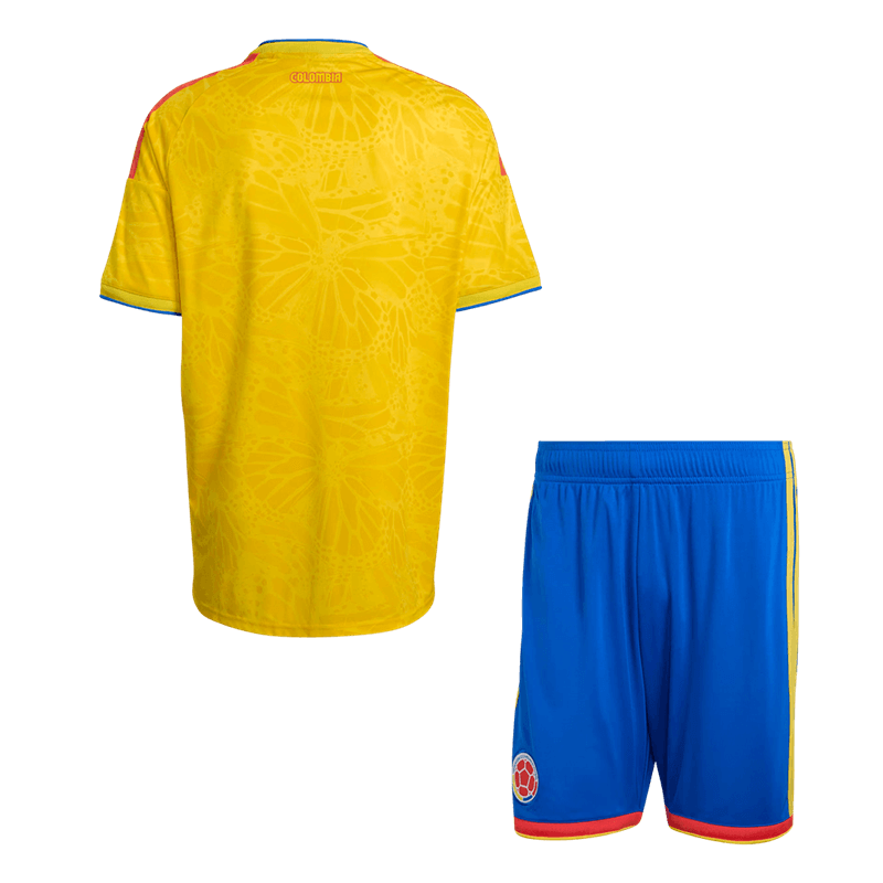 Kolumbia Zestaw – Koszulka + Spodenki Domowa – Mundial 2026