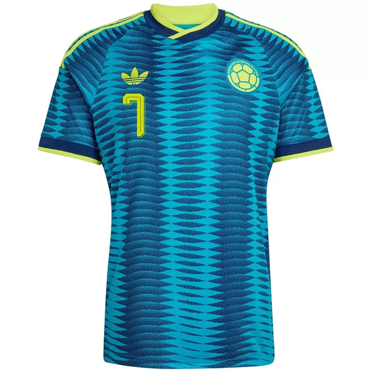 Luis Diaz #7 Kolumbia Koszulka Wyjazdowa – Mundial 2026