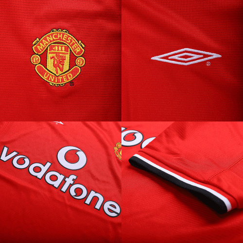 BECKHAM #7 Manchester United Koszulka retro domowa 2000/02