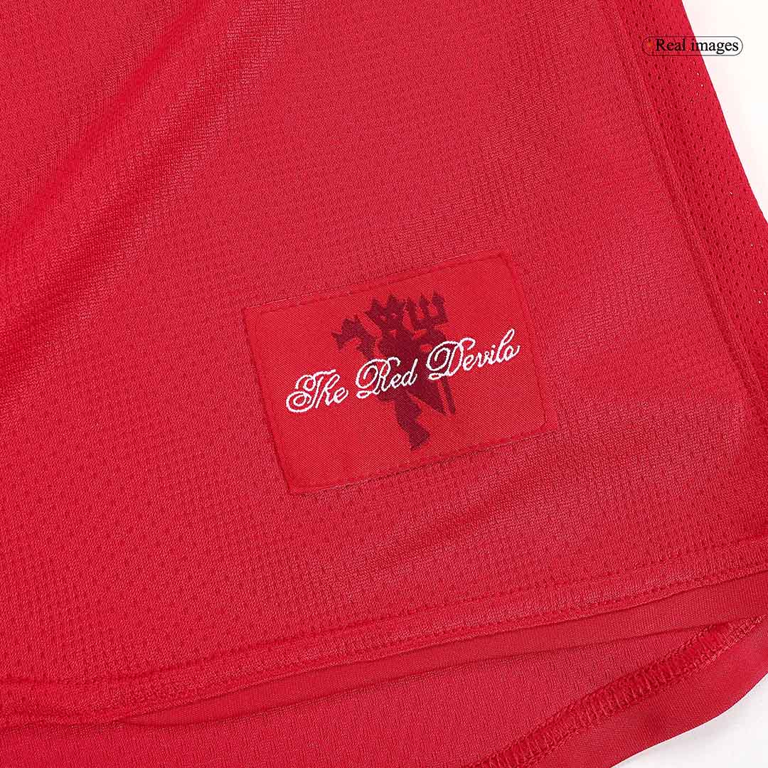 Manchester United Koszulka retro domowa z długim rękawem 2007/08
