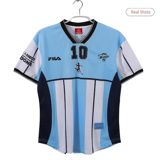 Maradona #10 Argentyna Koszulka retro domowa 2001