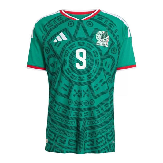 RAÚL #9 Meksyk Koszulka Domowa Wersja zawodnicza – Mundial 2026