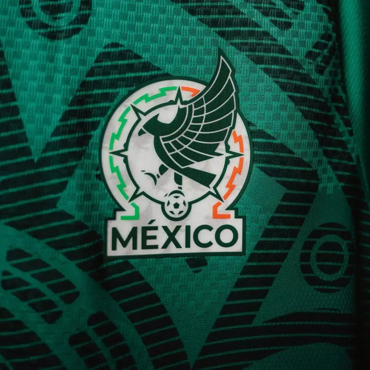 Meksyk Koszulka Domowa Długi rękaw Wersja zawodnicza – Mundial 2026