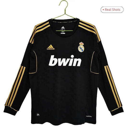 Real Madrid Koszulka retro wyjazdowa z długim rękawem 2011/12