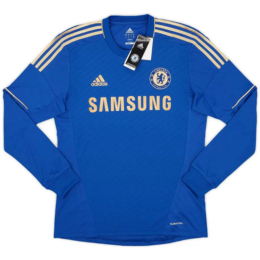 HAZARD #17 Chelsea Koszulka retro domowa z długim rękawem 2012/13