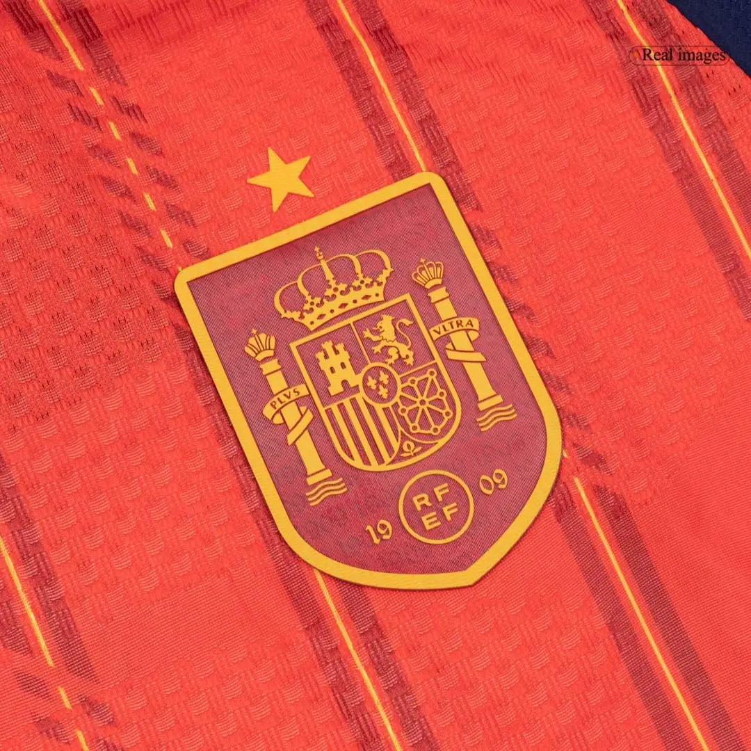 Hiszpania Koszulka Domowa Długi rękaw Wersja zawodnicza – Mundial 2026