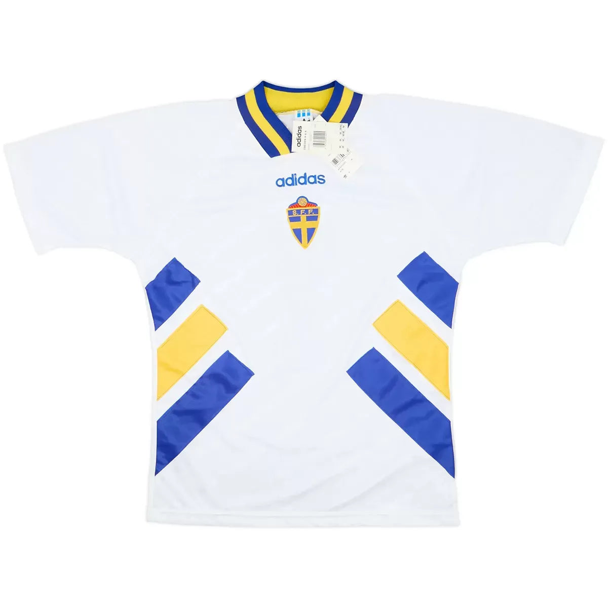 LARSSON #7 Szwecja Koszulka retro wyjazdowa World Cup 1994