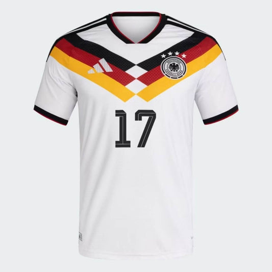 WIRTZ #17 Niemcy Koszulka Domowa Wersja zawodnicza – Mundial 2026