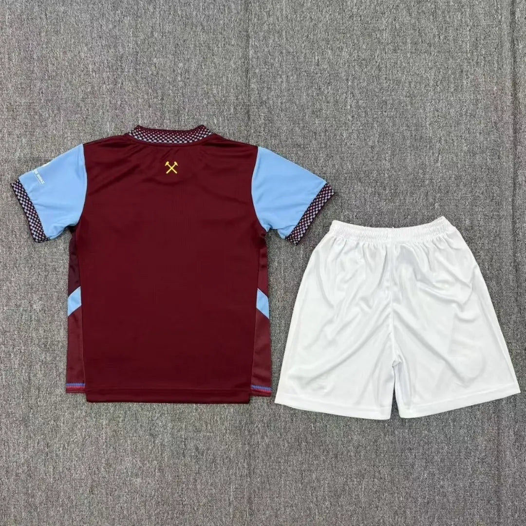 West Ham United Dziecięcy Komplet domowy – koszulka + spodenki 2026/27