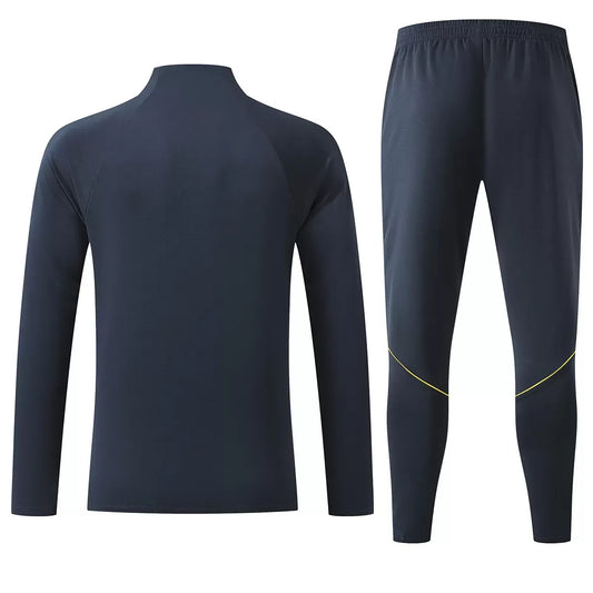 Barcelona Trainingspak met 1/4 rits Donkerblauw 2026/27