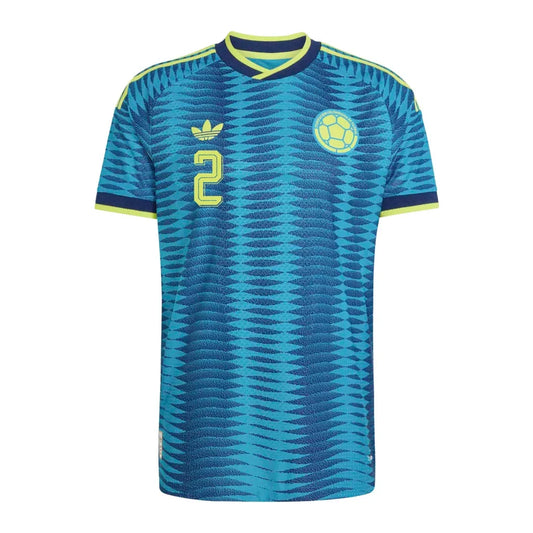 Muñoz #2 Kolumbia Koszulka Wyjazdowa – Mundial 2026