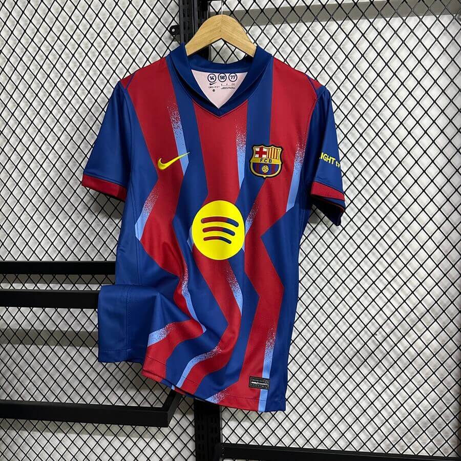 LEWANDOWSKI #9 Barcelona El Clásico Koszulka czwarta 2025/26