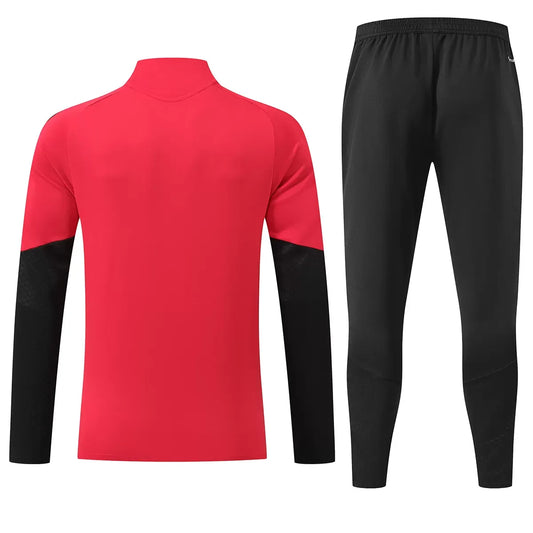 Manchester United 1/4-rits trainingsshirt Rood 2026/27