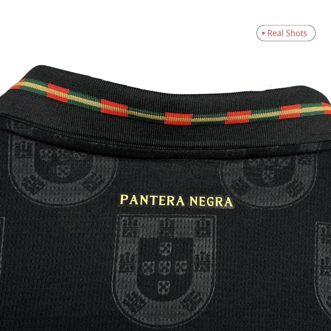 Ronaldo #7 Portugalia Pantera Negra Koszulka Długi rękaw 2026