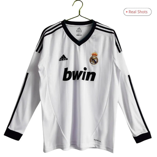 Real Madrid Koszulka retro domowa z długim rękawem 2012/13