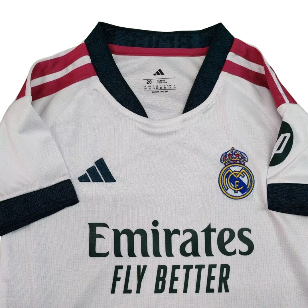Real Madrid Dziecięcy Komplet domowy – koszulka + spodenki 2026/27