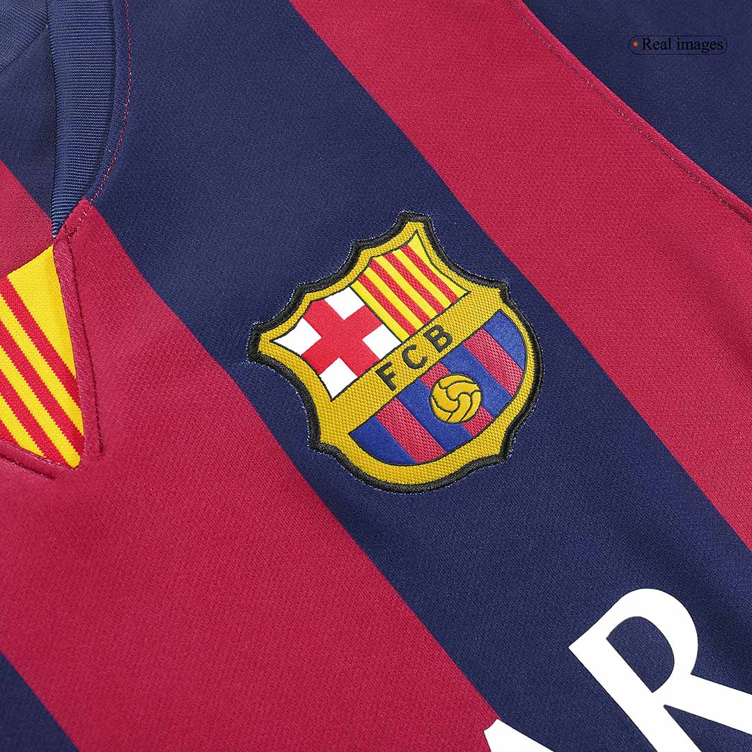 Barcelona NEYMAR JR #11 Barcelona Koszulka retro domowa 2014/15