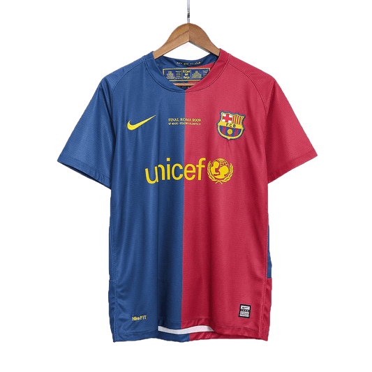 Barcelona MESSI #10 Barcelona Koszulka retro domowa UCL 2008/09