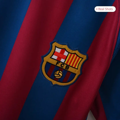Barcelona Ronaldinho #10 Barcelona Koszulka retro domowa UCL Final 2005/06
