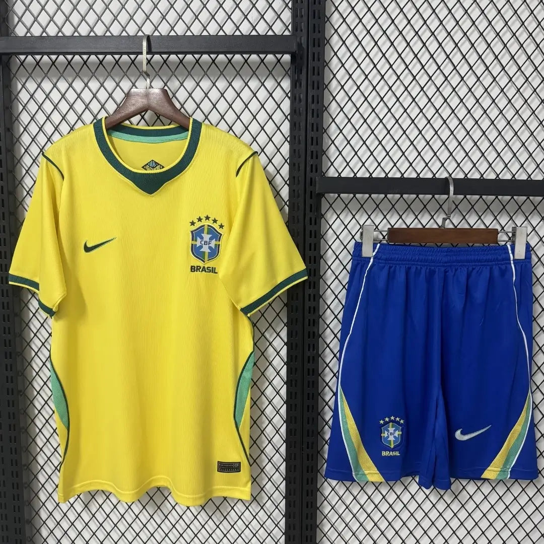 Brazylia Zestaw – Koszulka + Spodenki Domowa – Mundial 2026