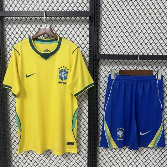 Brazylia Zestaw – Koszulka + Spodenki Domowa – Mundial 2026
