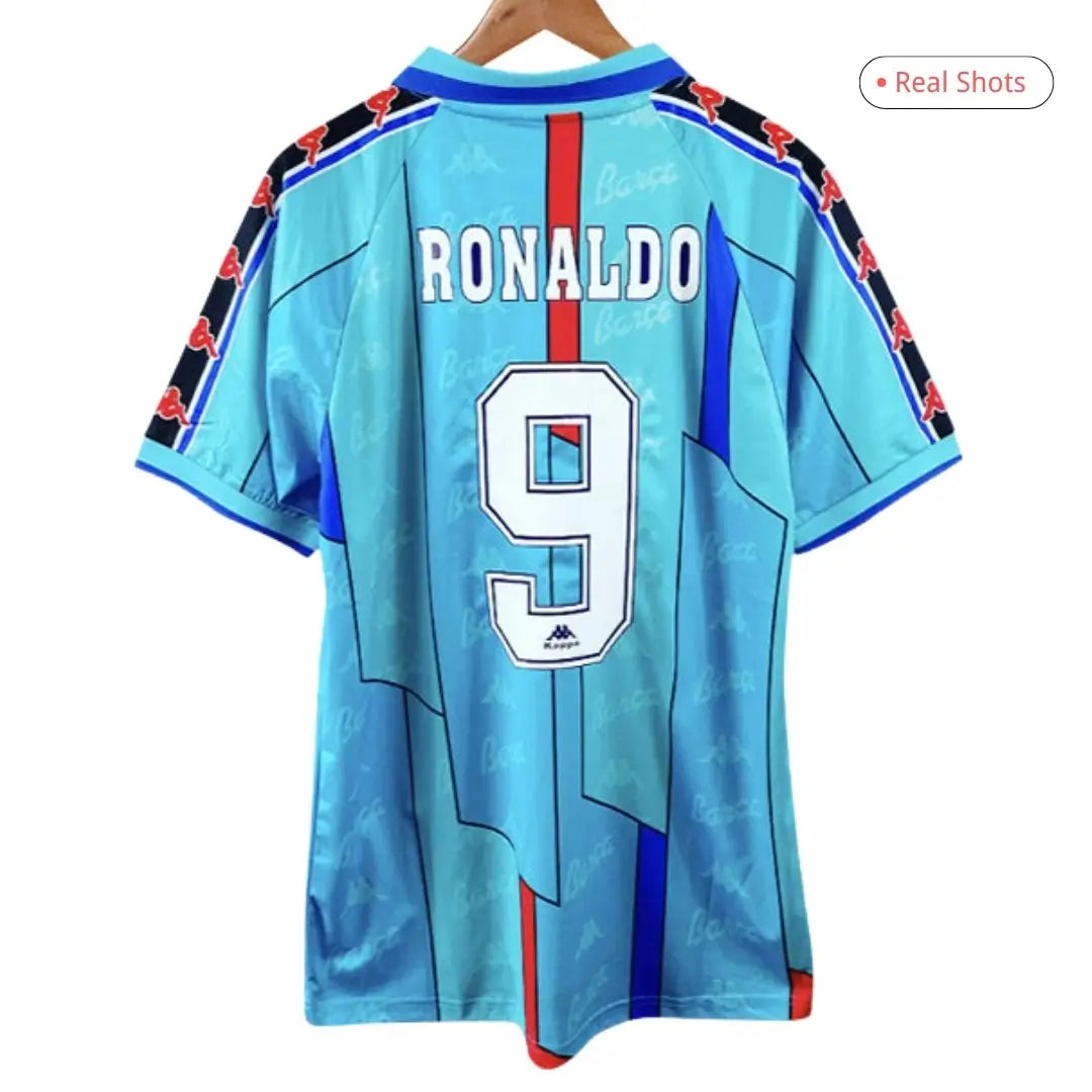 RONALDO #9 Barcelona Koszulka retro wyjazdowa 1996/97