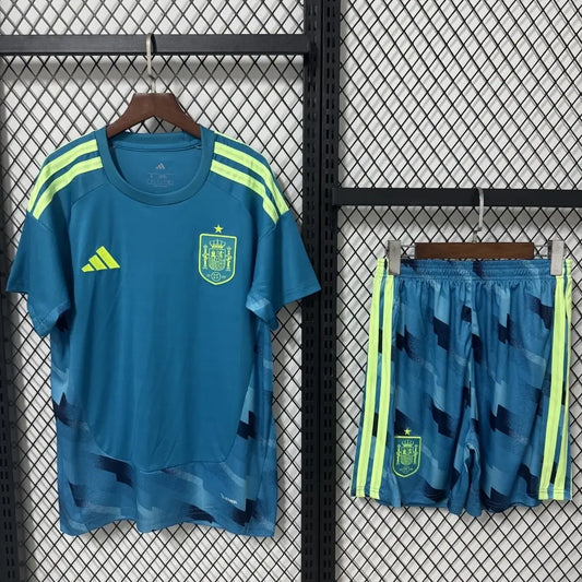 Hiszpania Zestaw – Koszulka + Spodenki Domowa Bramkarska – Mundial 2026