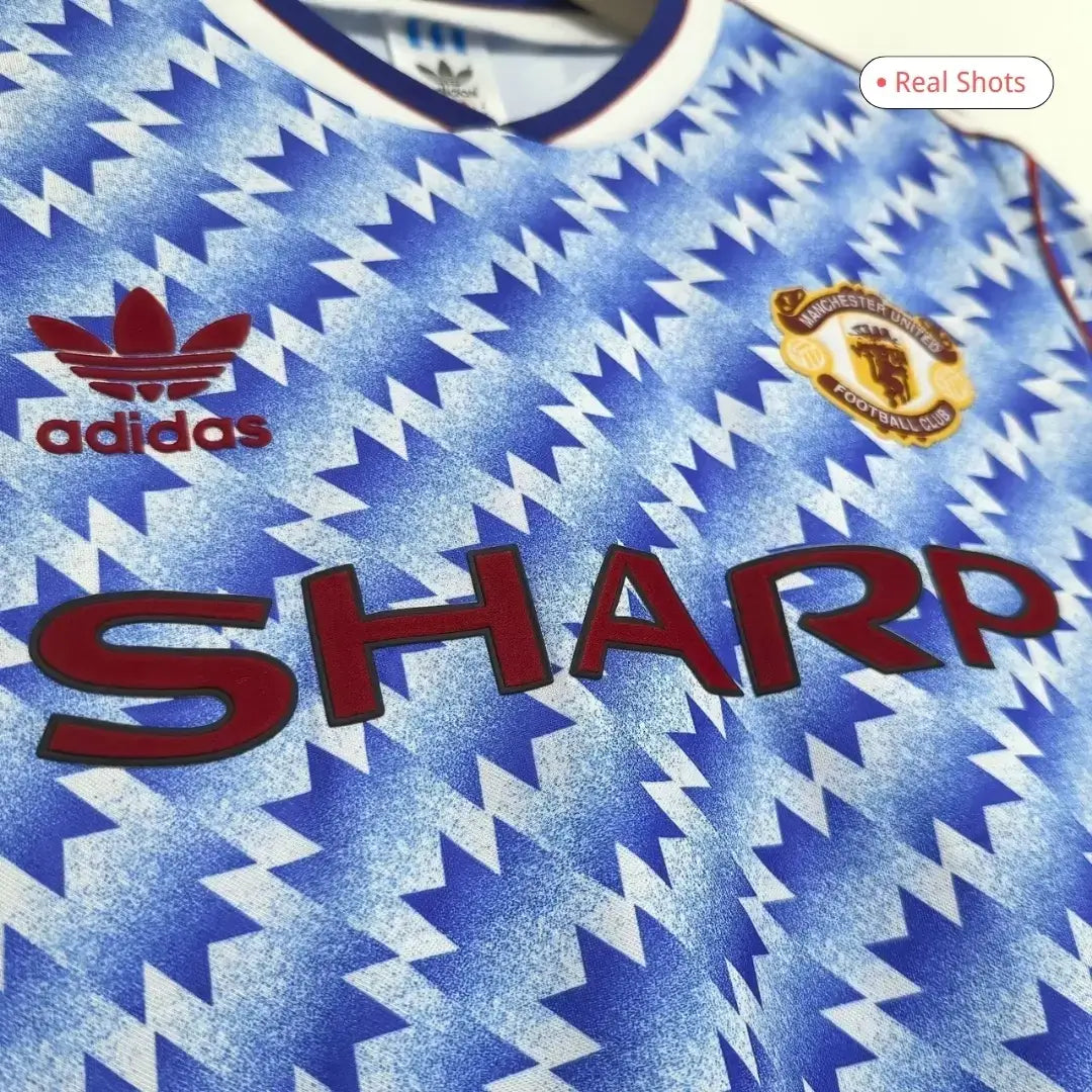Manchester United Koszulka retro wyjazdowa 1990/92