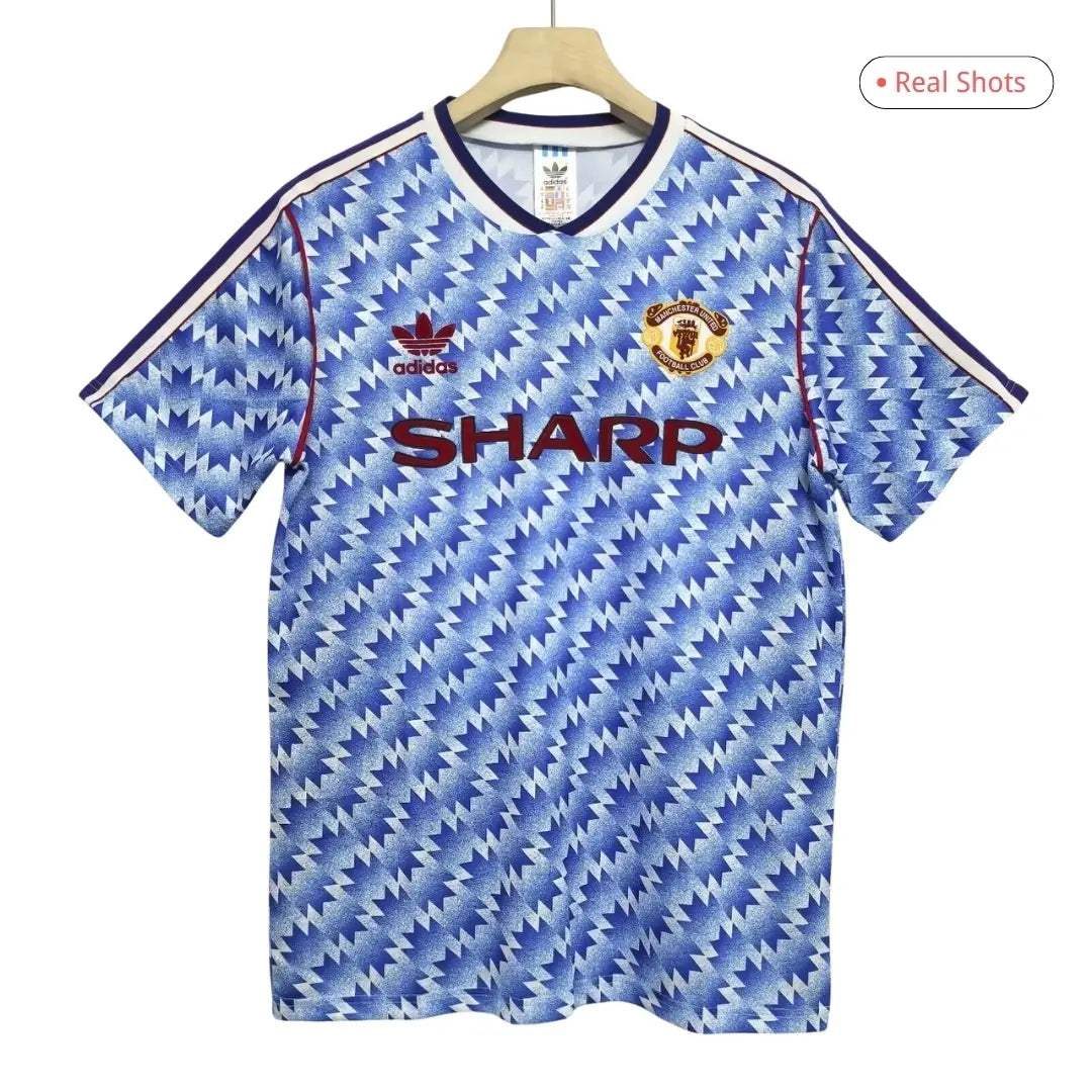 Manchester United Koszulka retro wyjazdowa 1990/92