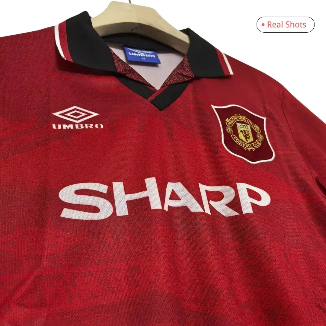 Manchester United Koszulka retro domowa 1994/96