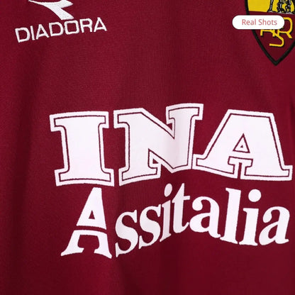 TOTTI #10 Roma Koszulka retro domowa 1998/99