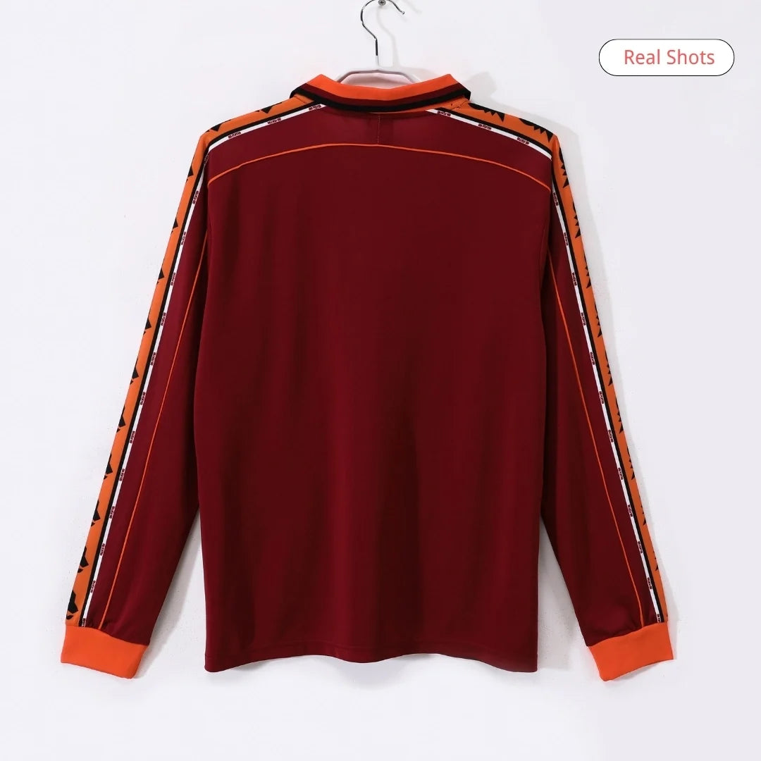 Roma Koszulka retro domowa z długim rękawem 1998/99