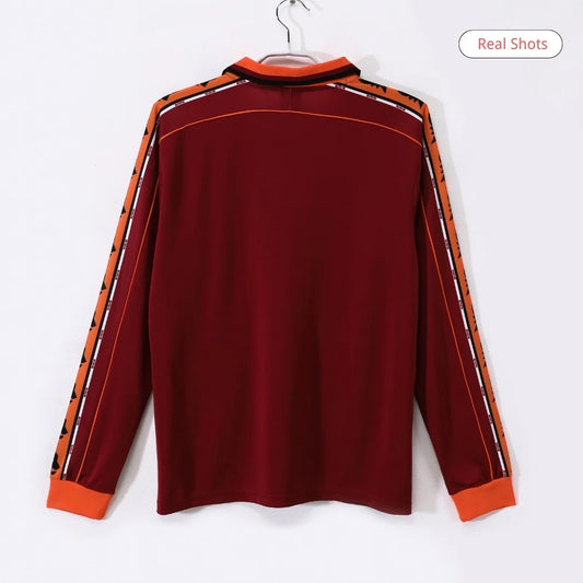 Roma Koszulka retro domowa z długim rękawem 1998/99