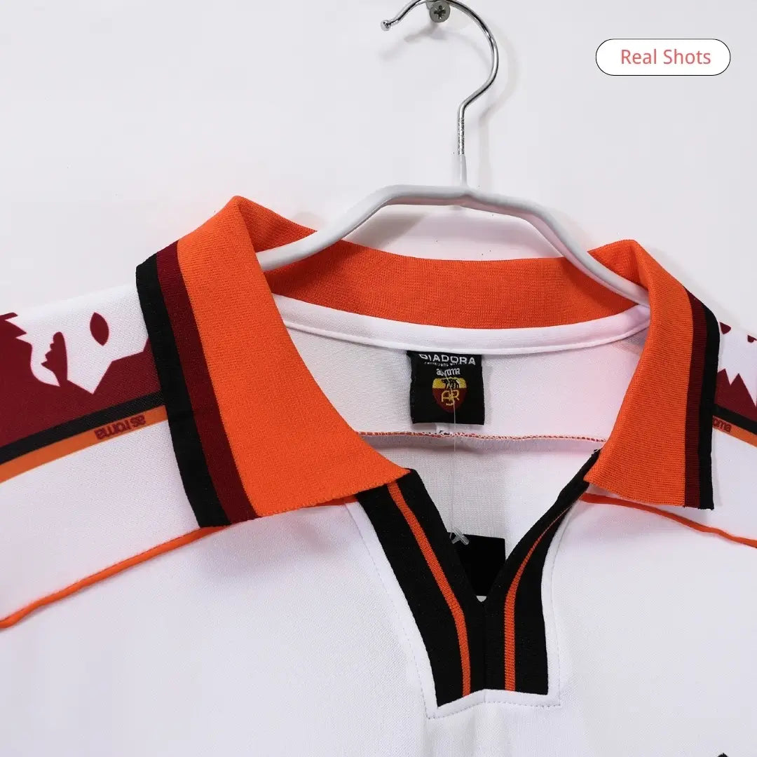 Roma Koszulka retro wyjazdowa z długim rękawem 1998/99