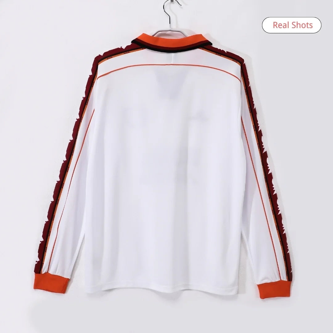 Roma Koszulka retro wyjazdowa z długim rękawem 1998/99