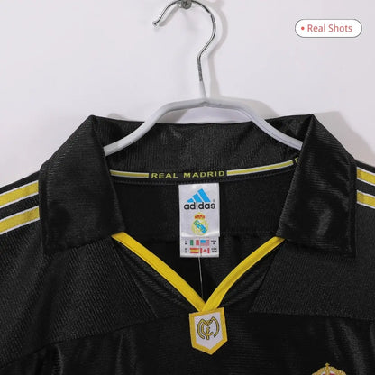 Real Madrid Koszulka retro wyjazdowa z długim rękawem 1999/00