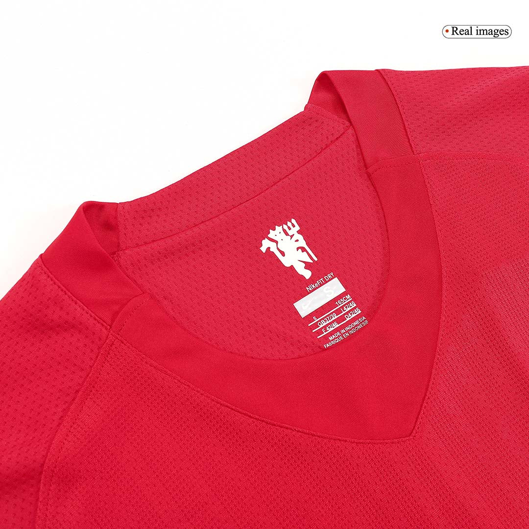 Manchester United Koszulka retro domowa z długim rękawem 2007/08