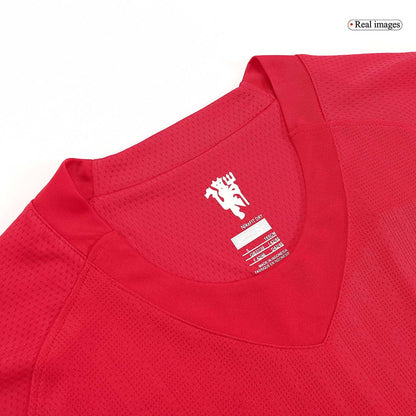 Manchester United Koszulka retro domowa z długim rękawem 2007/08