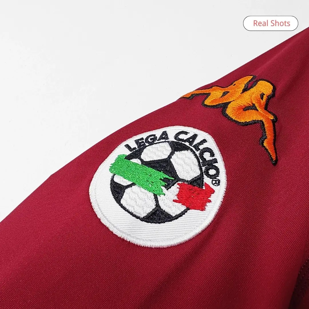 Roma Koszulka retro domowa z długim rękawem 2000/01