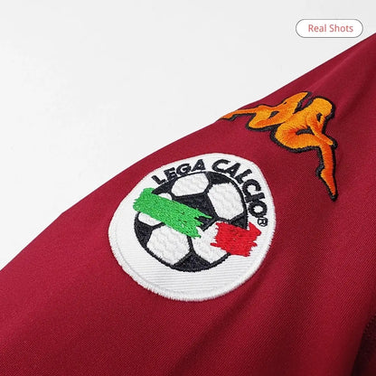Roma Koszulka retro domowa z długim rękawem 2000/01