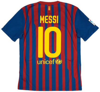 Messi #10 Barcelona Koszulka retro domowa 2011/12