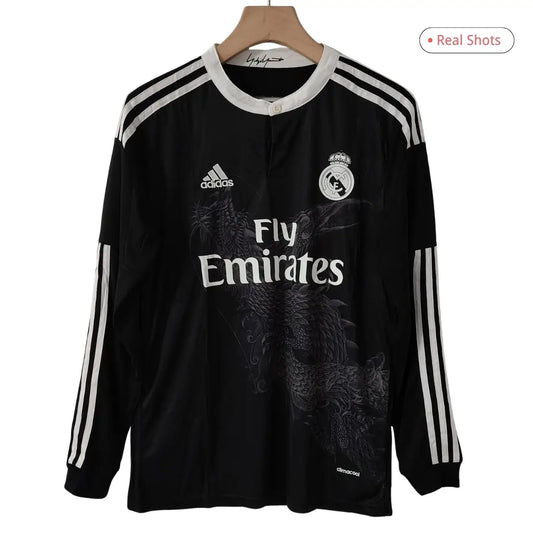 Real Madrid Koszulka retro trzecia z długim rękawem 2014/15