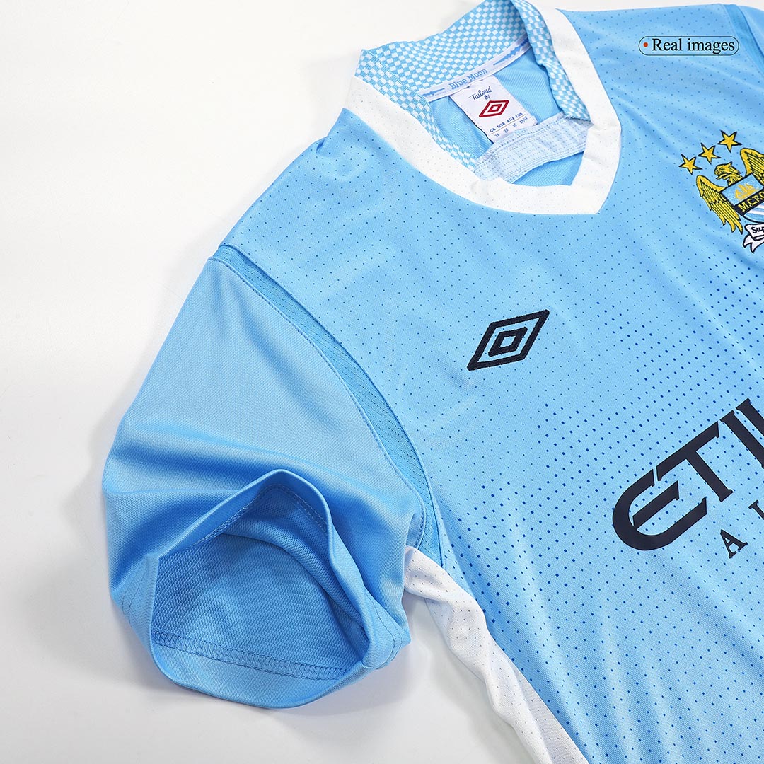 Manchester City Koszulka retro domowa 2011/12