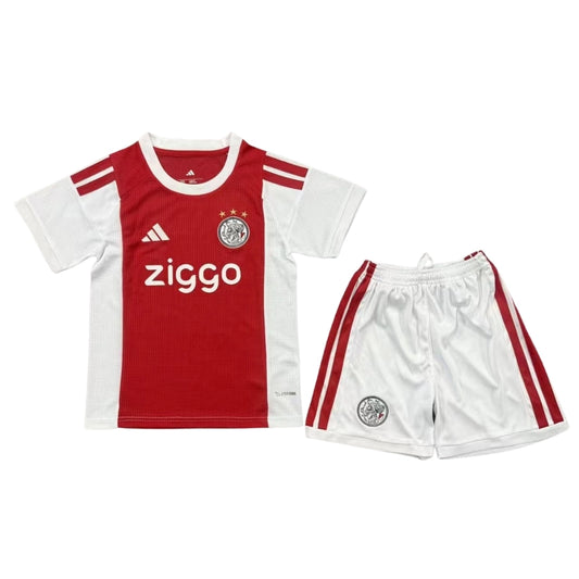 Ajax Dziecięcy Komplet domowy – koszulka + spodenki 2026/27