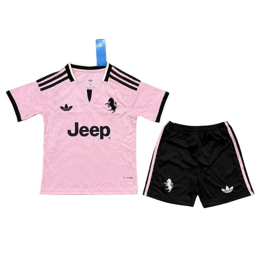 Juventus Dziecięcy Komplet wyjazdowy – koszulka + spodenki 2026/27