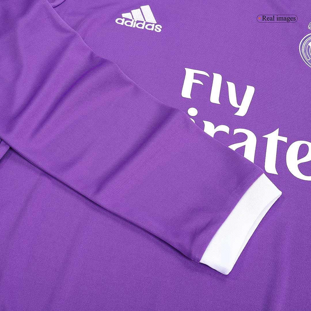 Ronaldo #7 Real Madrid Koszulka retro wyjazdowa z długim rękawem 2016/17