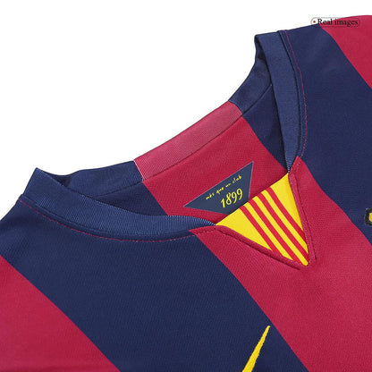 Barcelona NEYMAR JR #11 Barcelona Koszulka retro domowa 2014/15