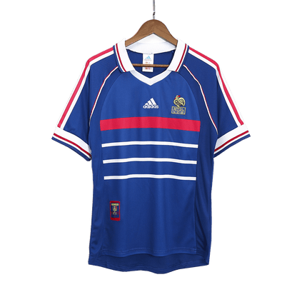 Francja Koszulka retro domowa 1998